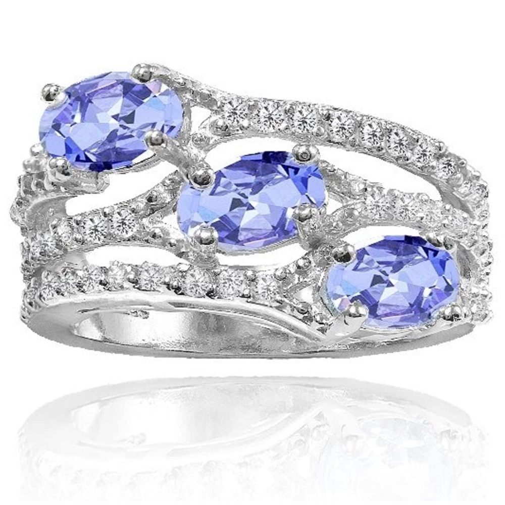 Natural Tanzanite Topaz Ring